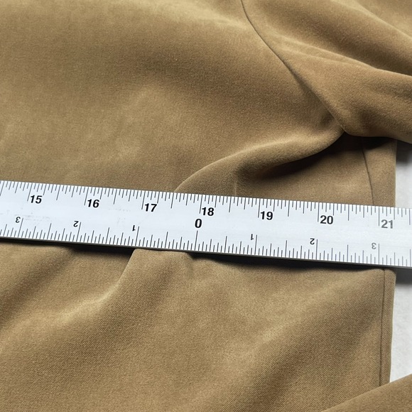 R&K Original Jacket Womens 14 Beige Black Stretch Round Neck Long Sleeve Classic - Picture 4 of 7